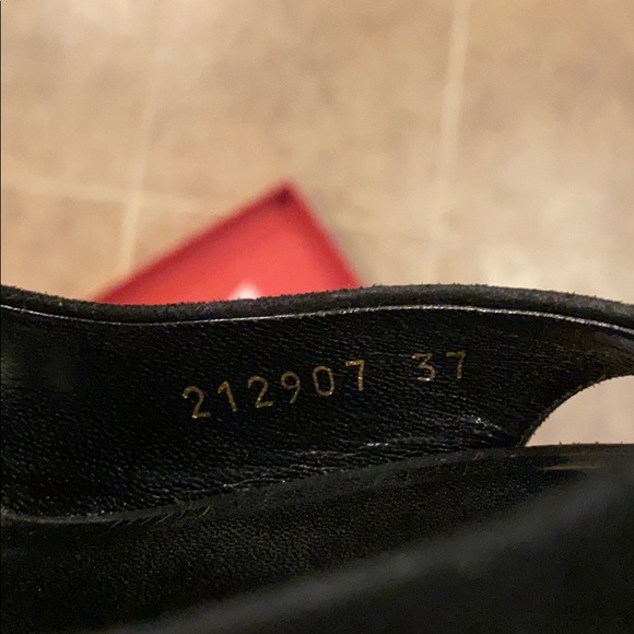 Gucci ♥️ Very Rare! Gucci Wedge tattoo - Picture 5 of 6